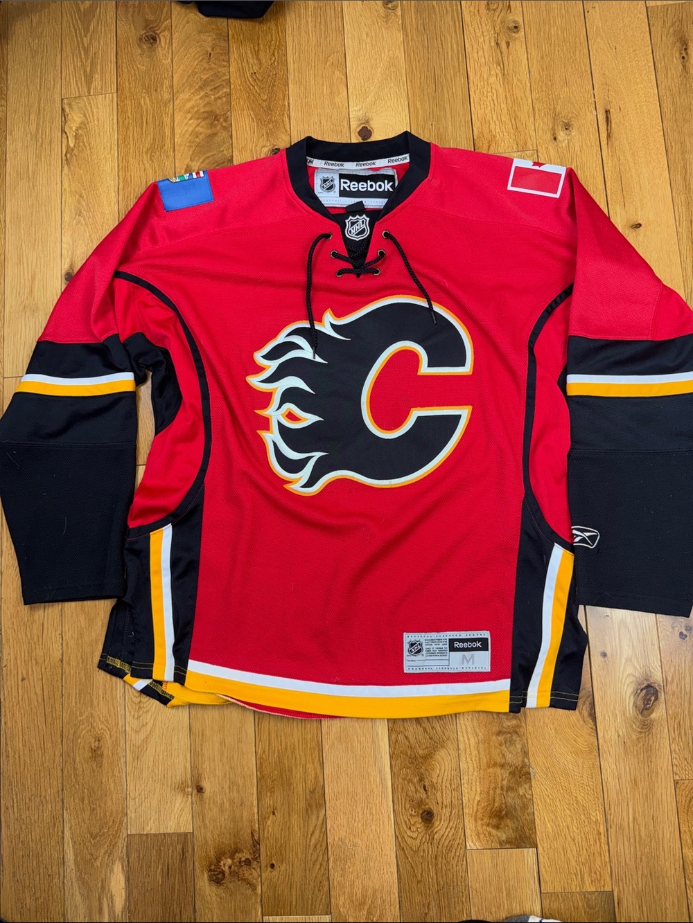 Reebok Calgary Flames Hockey Jersey